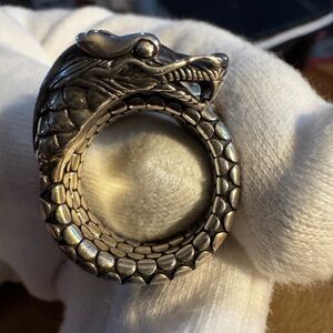 John Hardy ring. Sterling silver. OS this ring stretches to fit.